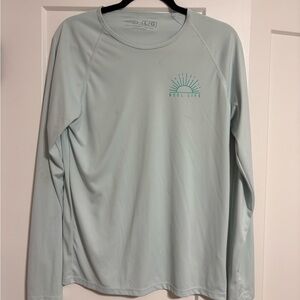 Reel Life Women's Light Blue Long Sleeve Top
